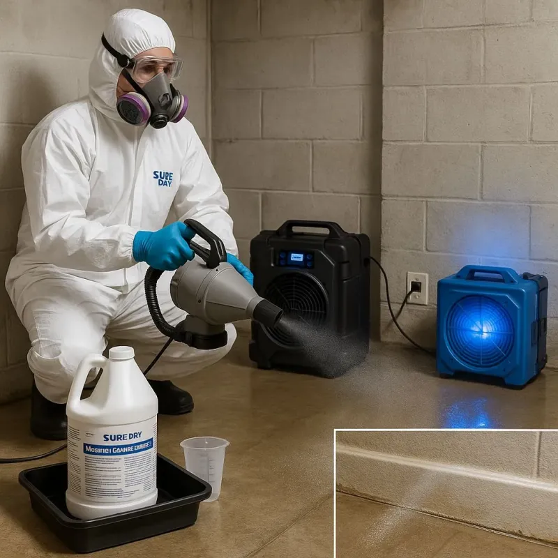 Sanitization and Odor Removal process in Beaverdale, PA